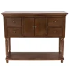 Natural Wood 2-Door 4-Drawer Buffet Console Table-Kirkland's Home Best Sale