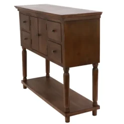 Natural Wood 2-Door 4-Drawer Buffet Console Table-Kirkland's Home Best Sale