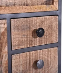 Natural Wood 3-Drawer Nights D With Cabinet-Kirkland's Home Shop