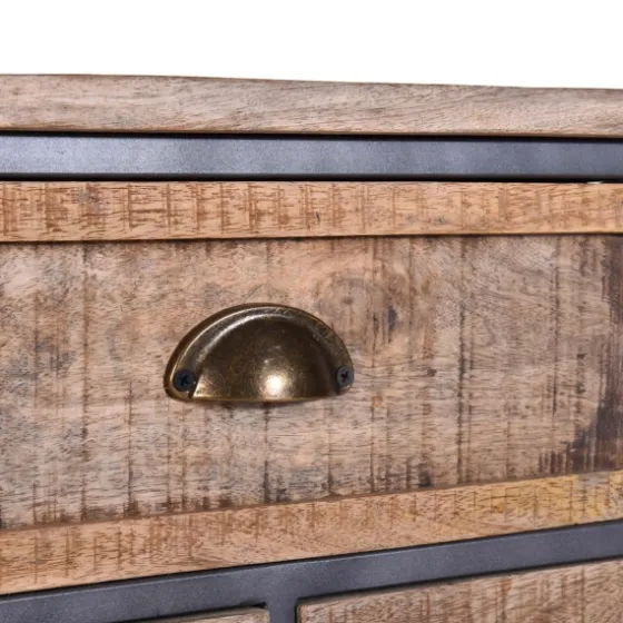 Natural Wood 3-Drawer Nights D With Cabinet-Kirkland's Home Shop