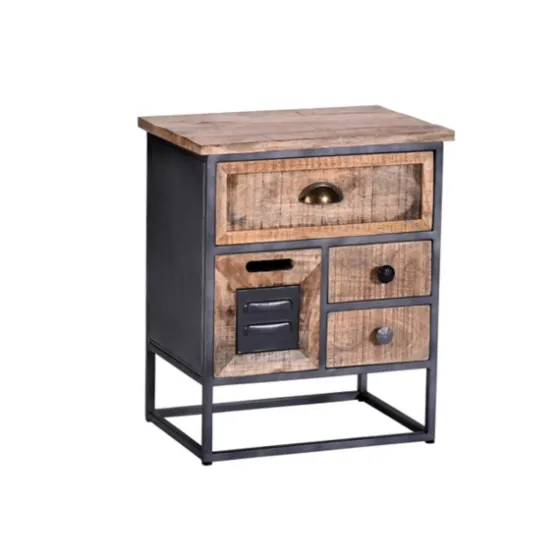 Natural Wood 3-Drawer Nights D With Cabinet-Kirkland's Home Shop