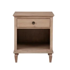 Natural Wood 1-Drawer Nightstand-Kirkland's Home Online
