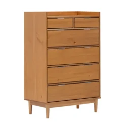 Natural Wood 6-Drawer Simple Dresser-Kirkland's Home Cheap