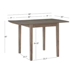 Natural Wood Drop Leaf Dining Table-Kirkland's Home Clearance