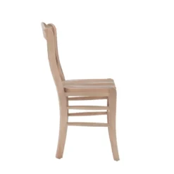 Natural Wood Farmhouse Dining Chairs, Set Of 2-Kirkland's Home Store