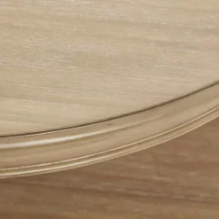 Natural Wood Finish Turned Leg Round Coffee Table-Kirkland's Home Hot