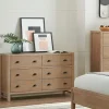 Natural Wood Grain 6-Drawer Dresser-Kirkland's Home Sale