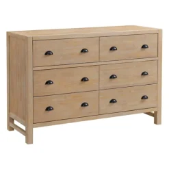 Natural Wood Grain 6-Drawer Dresser-Kirkland's Home Sale