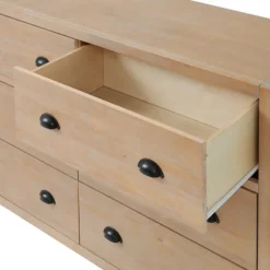 Natural Wood Grain 6-Drawer Dresser-Kirkland's Home Sale