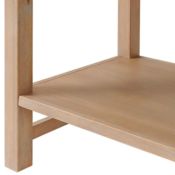 Natural Wood Grain Open Shelf Nights D-Kirkland's Home Best