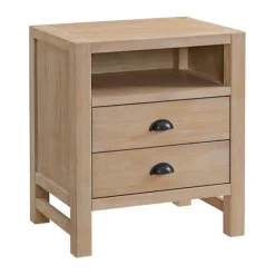 Natural Wood Grain Open Storage Nights D-Kirkland's Home Online