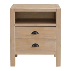 Natural Wood Grain Open Storage Nights D-Kirkland's Home Online