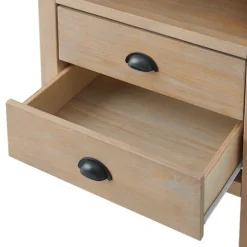 Natural Wood Grain Open Storage Nights D-Kirkland's Home Online