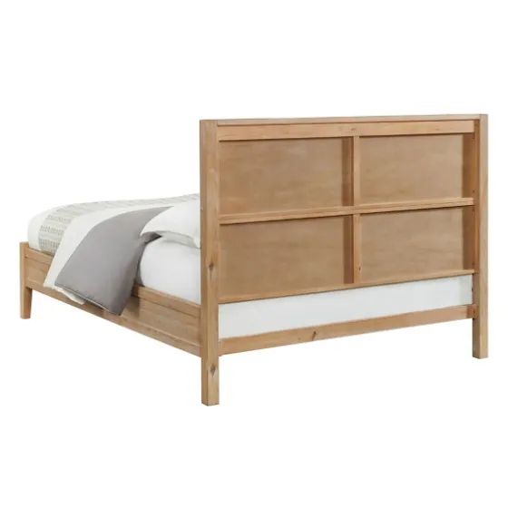 Natural Wood Grain Panel Queen Bed-Kirkland's Home Clearance