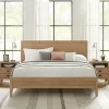 Natural Wood Grain Panel King Bed-Kirkland's Home Shop