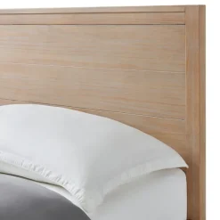 Natural Wood Grain Panel King Bed-Kirkland's Home Shop