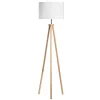 Natural Wood Modern Tripod Floor Lamp-Kirkland's Home Outlet