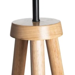 Natural Wood Modern Tripod Floor Lamp-Kirkland's Home Outlet