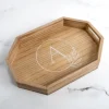 Natural Wood Monogram A Decorative Tray-Kirkland's Home New