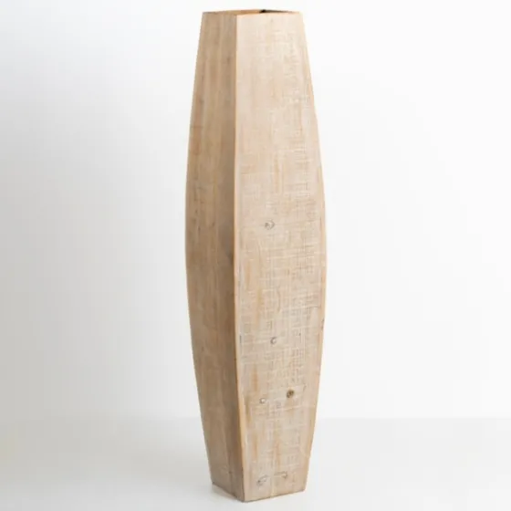 Natural Wood Oblong Floor Vase, 37 In.-Kirkland's Home Sale