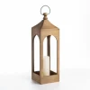Natural Wood Open Frame Lantern, 25 In.-Kirkland's Home New