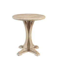 Natural Wood Pedestal Martha Stewart Accent Table-Kirkland's Home New