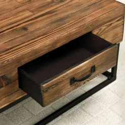 Natural Wood Plank Top Coffee Table-Kirkland's Home New