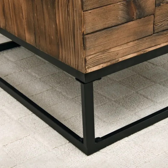 Natural Wood Plank Top Coffee Table-Kirkland's Home New