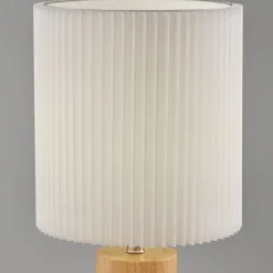 Natural Wood Pleated Shade Table Lamp-Kirkland's Home Cheap