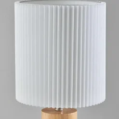 Natural Wood Pleated Shade Table Lamp-Kirkland's Home Cheap