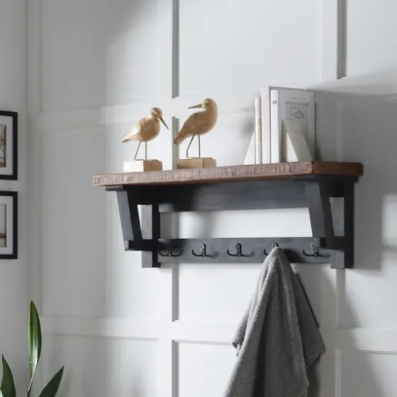 Natural Wood Sawhorse Coat Rack-Kirkland's Home Shop