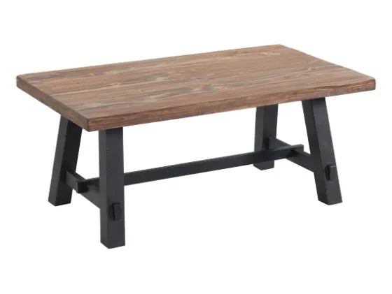 Natural Wood Sawhorse Coffee Table, 42X24 In.-Kirkland's Home Best