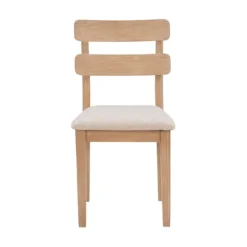 Natural Wood Slatted Back Dining Chairs, Set Of 2-Kirkland's Home Sale