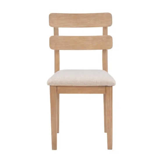 Natural Wood Slatted Back Dining Chairs, Set Of 2-Kirkland's Home Sale