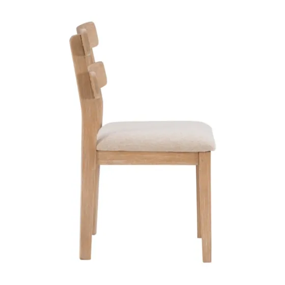 Natural Wood Slatted Back Dining Chairs, Set Of 2-Kirkland's Home Sale