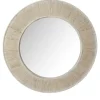 Natural Wood Whitewash Round Frame Mirror-Kirkland's Home Hot