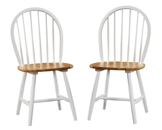 Natural Wooden Dining Chairs, Set Of 2-Kirkland's Home Fashion