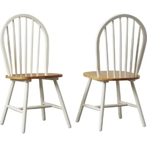 Natural Wooden Dining Chairs, Set Of 2-Kirkland's Home Fashion