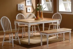 Natural Wooden Dining Chairs, Set Of 2-Kirkland's Home Fashion