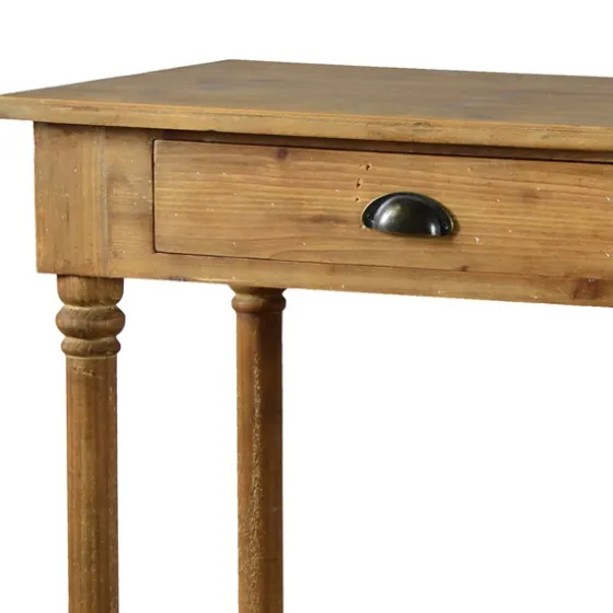 Natural Wooden 2-Drawer Console Table-Kirkland's Home Online