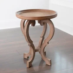 Natural Wooden Parker Accent Table-Kirkland's Home Discount