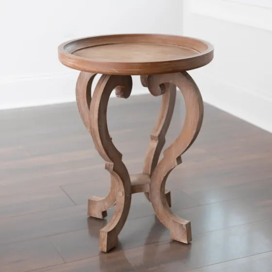 Natural Wooden Parker Accent Table-Kirkland's Home Discount
