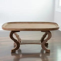 Natural Wooden Parker Coffee Table-Kirkland's Home Online