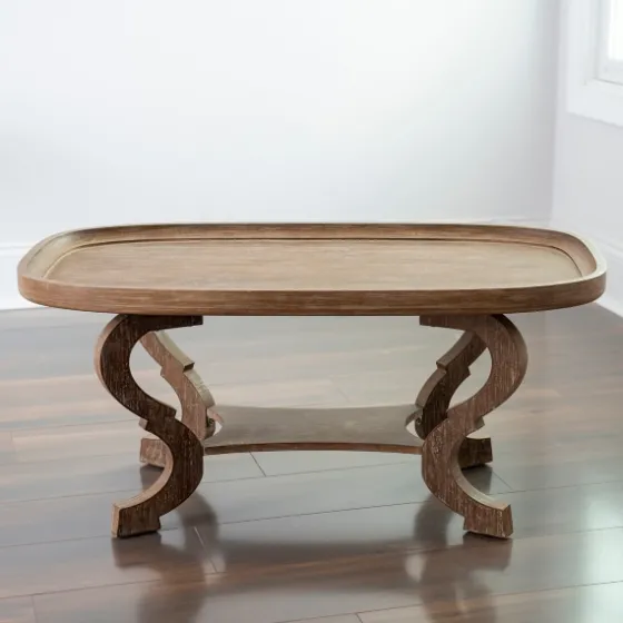 Natural Wooden Parker Coffee Table-Kirkland's Home Online