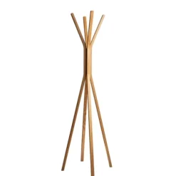 Natural Wooden Tripod Leg Coat Rack-Kirkland's Home Clearance