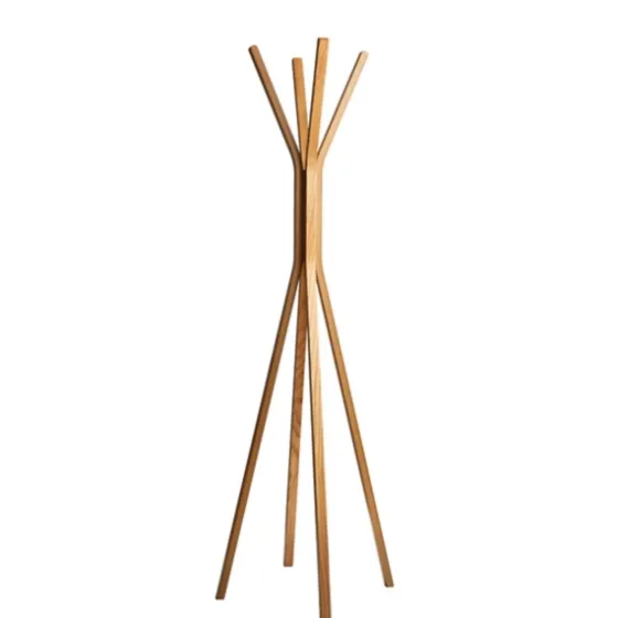 Natural Wooden Tripod Leg Coat Rack-Kirkland's Home Clearance