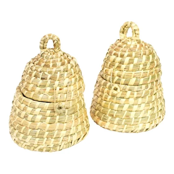 Natural Woven Beehive Coil Basket-Kirkland's Home Hot