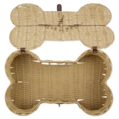 Natural Woven Bone Shaped Basket, 21 In.-Kirkland's Home Best