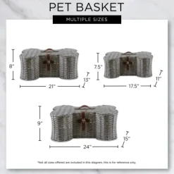 Natural Woven Bone Shaped Basket, 17 In.-Kirkland's Home Sale