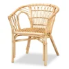 Natural Woven Rat Curved Back Dining Chair-Kirkland's Home Hot